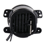 2 PCS DC12V-30V / 30W / 3A / 1440LM 12LEDs 4 inch Car LED Colorful Fog Light, Style: White Background, Style: White Background (White Light), Style: White Background (Yellow Light)