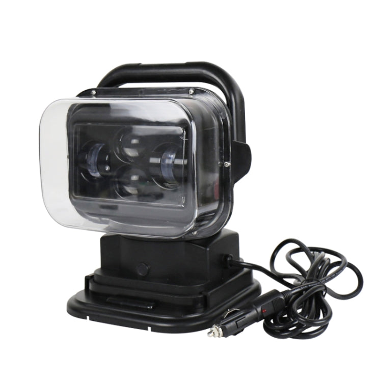60W DC 12-24V 400LM Car 200m Wireless Remote Control 360 Degree Adjustable LED Search High Bay Lights / Spotlights, 60W DC 12-24V – Tempered Glass 60W DC 12-24V
