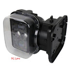 60W DC 12-24V 400LM Car 200m Wireless Remote Control 360 Degree Adjustable LED Search High Bay Lights / Spotlights, 60W DC 12-24V – Tempered Glass