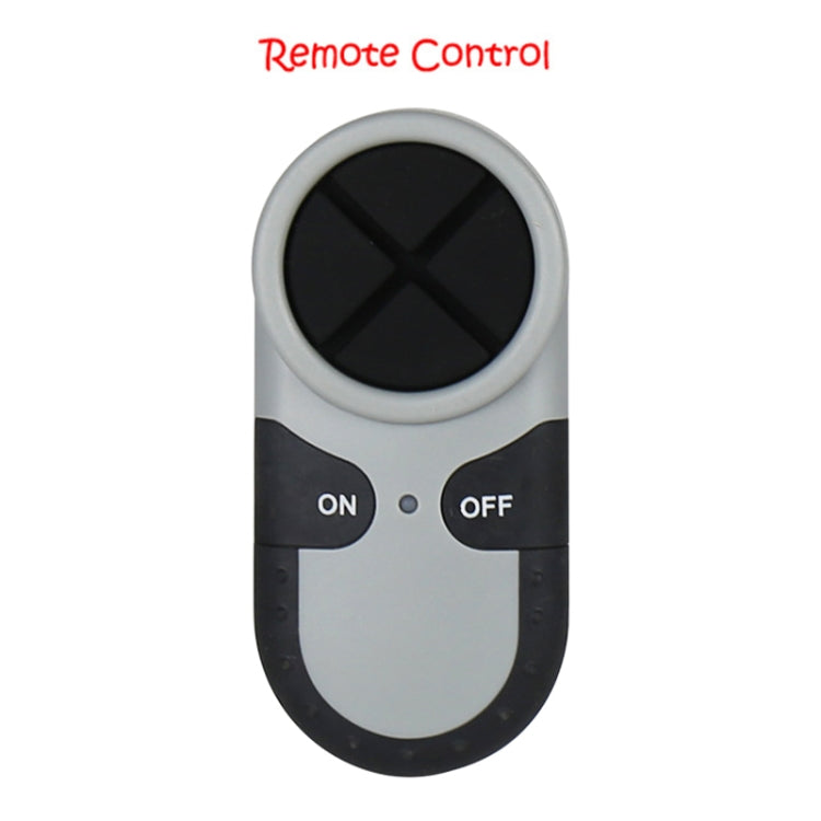 60W DC 12-24V 400LM Car 200m Wireless Remote Control 360 Degree Adjustable LED Search High Bay Lights / Spotlights, 60W DC 12-24V – Tempered Glass