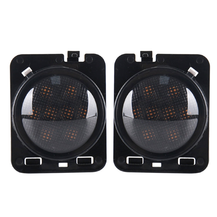 2 PCS 8W DC 12V Car SUV Refit LEDWheel Eyebrow Turn Signal for Jeep Wrangler JK 07-17, Specification: Butt Assembly Without Aperture, Specification: Butt Assembly Without Aperture Specification: Butt Assembly Without Aperture