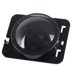 2 PCS 8W DC 12V Car SUV Refit LEDWheel Eyebrow Turn Signal for Jeep Wrangler JK 07-17, Specification: Butt Assembly Without Aperture, Specification: Butt Assembly Without Aperture