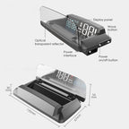 H400G Car 3.5 inch GPS Mode HUD Head-up Display Support Speed / Time / Distance Display, H400G
