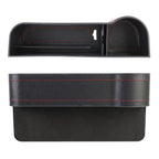 2 PCS Car Multi-functional Principal And Deputy Driver Seat Console Leather Box, Seat Console Leather Box (Black), Seat Console Leather Box (Beige), Seat Console Leather Box (Brown)