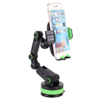ZP-X0466 Car 360 Degree Rotating Telescopic Folding Round Suction Cup Mobile Phone Holder, ZP-X0466 (Green) ZP-X0466 (Green) Green