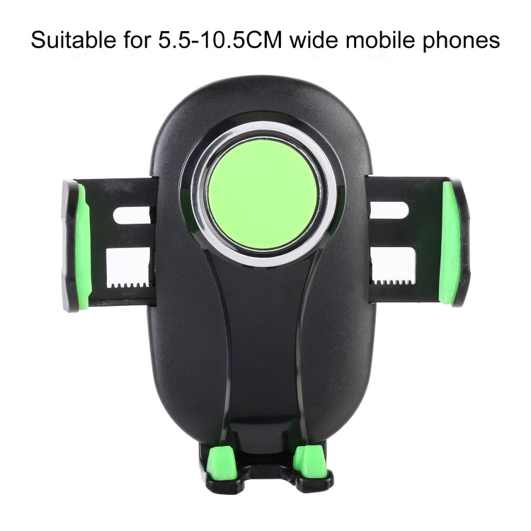ZP-X0466 Car 360 Degree Rotating Telescopic Folding Round Suction Cup Mobile Phone Holder, ZP-X0466 (Green)