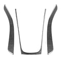 3 in 1 Car Carbon Fiber Gears Panel Decorative Sticker for Audi A5 Hard Top 2008-, Left and Right Drive Universal, Gears Panel Gears Panel