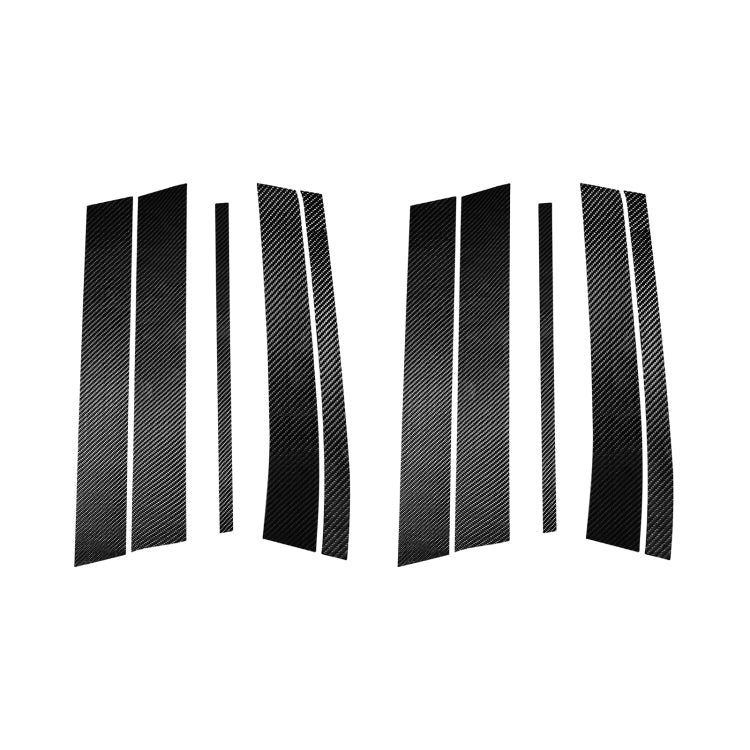 10 in 1 Car Carbon Fiber Door and Window Pillar Decorative Sticker for Volvo XC90 2003-2014, Left and Right Drive Universal, Door and Window Pillar – Durable Build, Easy to Use Door and Window Pillar