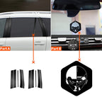 10 in 1 Car Carbon Fiber Door and Window Pillar Decorative Sticker for Volvo XC90 2003-2014, Left and Right Drive Universal, Door and Window Pillar – Durable Build, Easy to Use
