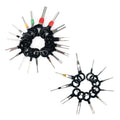 29 in 1 Car Plug Circuit Board Wire Harness Terminal Extraction Pick Connector Crimp Pin Back Needle Remove Tool, 29 in 1 29 in 1
