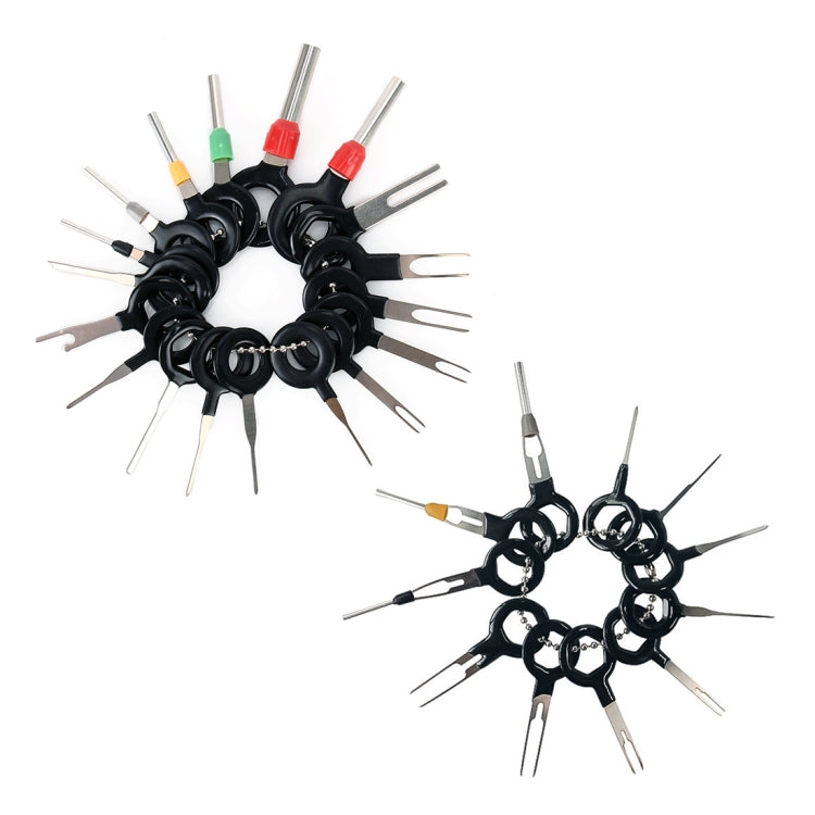 29 in 1 Car Plug Circuit Board Wire Harness Terminal Extraction Pick Connector Crimp Pin Back Needle Remove Tool, 29 in 1 29 in 1
