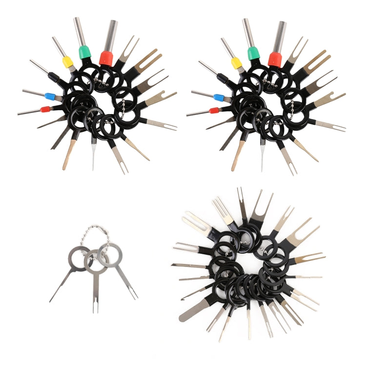 59 in 1 Car Plug Circuit Board Wire Harness Terminal Extraction Pick Connector Crimp Pin Back Needle Remove Tool, 59 in 1 59 in 1