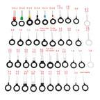 59 in 1 Car Plug Circuit Board Wire Harness Terminal Extraction Pick Connector Crimp Pin Back Needle Remove Tool, 59 in 1