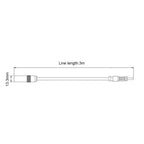 Car Electronic Stereo FM Radio Amplifier Antenna Aerial Extended Cable, Length: 3m, Length: 3m