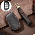 Hallmo Car Cowhide Leather Key Protective Cover Key Case for Hyundai IX35 B Style, For Hyundai IX35 B Style For Hyundai IX35 B Style Black
