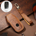 Hallmo Car Cowhide Leather Key Protective Cover Key Case for New Mercedes-Benz E300L – Leather, For New Mercedes-Benz E300L For New Mercedes-Benz E300L Brown