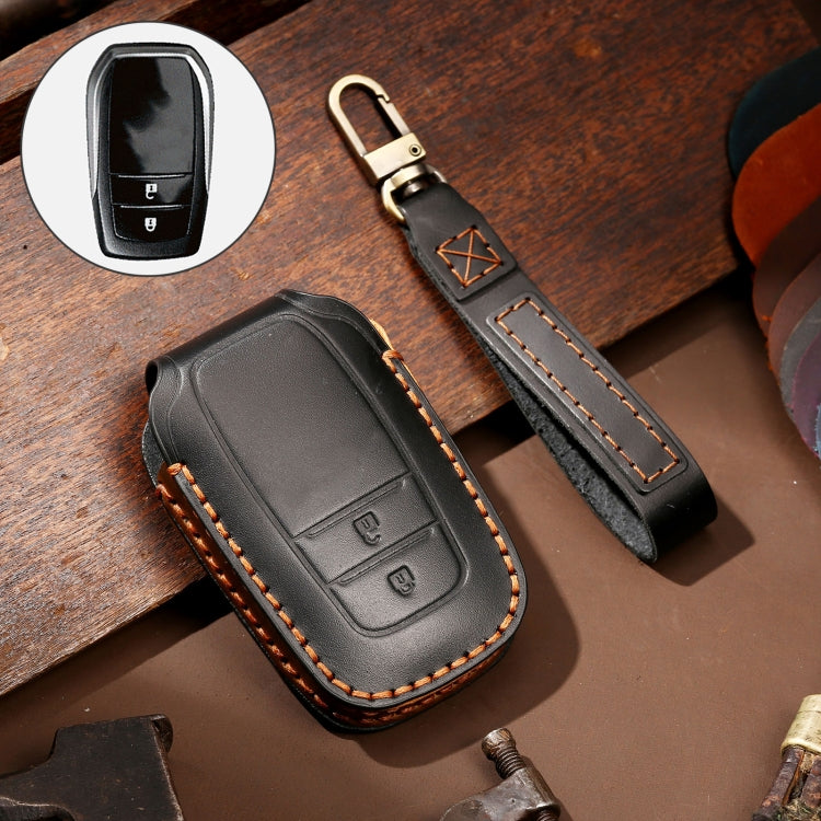 Hallmo Car Cowhide Leather Key Protective Cover Key Case for Toyota Corolla 2017 2-button – Leather, For Toyota Corolla 2017 2-button For Toyota Corolla 2017 2-button Black