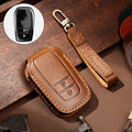 Hallmo Car Cowhide Leather Key Protective Cover Key Case for Toyota Corolla 2017 2-button, For Toyota Corolla 2017 2-button For Toyota Corolla 2017 2-button Brown