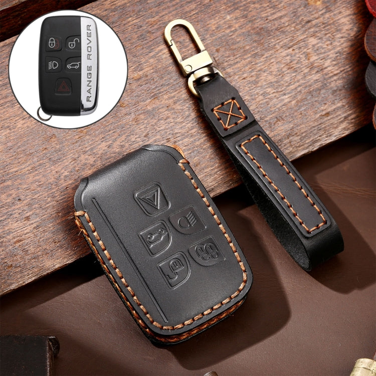 Hallmo Car Cowhide Leather Key Protective Cover Key Case for Land Rover Discovery 5 A Style – Leather, For Land Rover Discovery 5 A Style For Land Rover Discovery 5 A Style Black