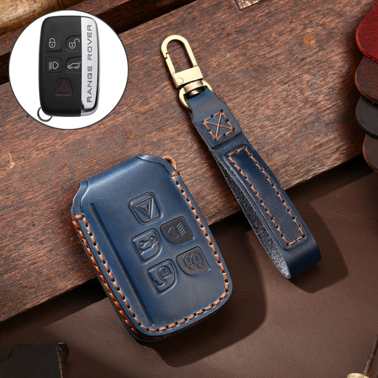 Hallmo Car Cowhide Leather Key Protective Cover Key Case for Land Rover Discovery 5 A Style – Leather, For Land Rover Discovery 5 A Style For Land Rover Discovery 5 A Style Blue