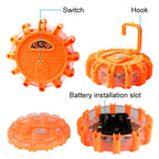 Car Road Emergency Flashing Warning Light LED Rotating Flashing Light, LED Flashing Warning Light