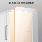 8L 37-48W Car / Home Mini Refrigerator, EU Plug, Pink, Blue, White