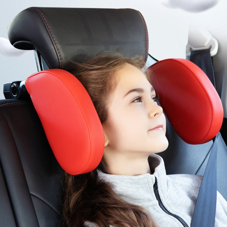 A03 Adjustable Car Auto U-shaped Memory Foam Neck Rest Cushion Seat Pillow, A03 (Brown), A03 (Red), A03 (Beige), A03 (Grey), A03 (Black) – Leather