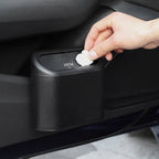 Vehicle Trash Can Bin Rubbish Bin Organizer Car-mounted Trash Storage Box, Trash Can Bin Trash Can Bin