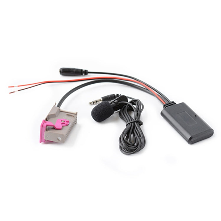 Car RNS-E 32PIN Bluetooth Music + MIC Call AUX Audio Cable for Audi A3 A4 A6 A8 TT R8 – Bluetooth, For Audi A3 A4