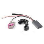 Car RNS-E 32PIN Bluetooth Music + MIC Call AUX Audio Cable for Audi A3 A4 A6 A8 TT R8 – Bluetooth, For Audi A3 A4