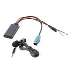 Car AUX Bluetooth Wireless Music Audio Cable + MIC Phone for Alpine KCE-236B 9870/9872, For Alpine KCE-236B 9870/9872 For Alpine KCE-236B 9870 9872
