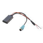 Car AUX Bluetooth Wireless Music Audio Cable + MIC Phone for Alpine KCE-236B 9870/9872, For Alpine KCE-236B 9870/9872