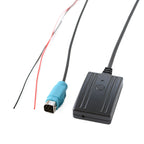 Car AUX Wireless Bluetooth Music Audio Cable + MIC Phone Control Change Song for Alpine KCE-236B 9870/9872, For Alpine KCE-236B 9872 For Alpine KCE-236B 9872