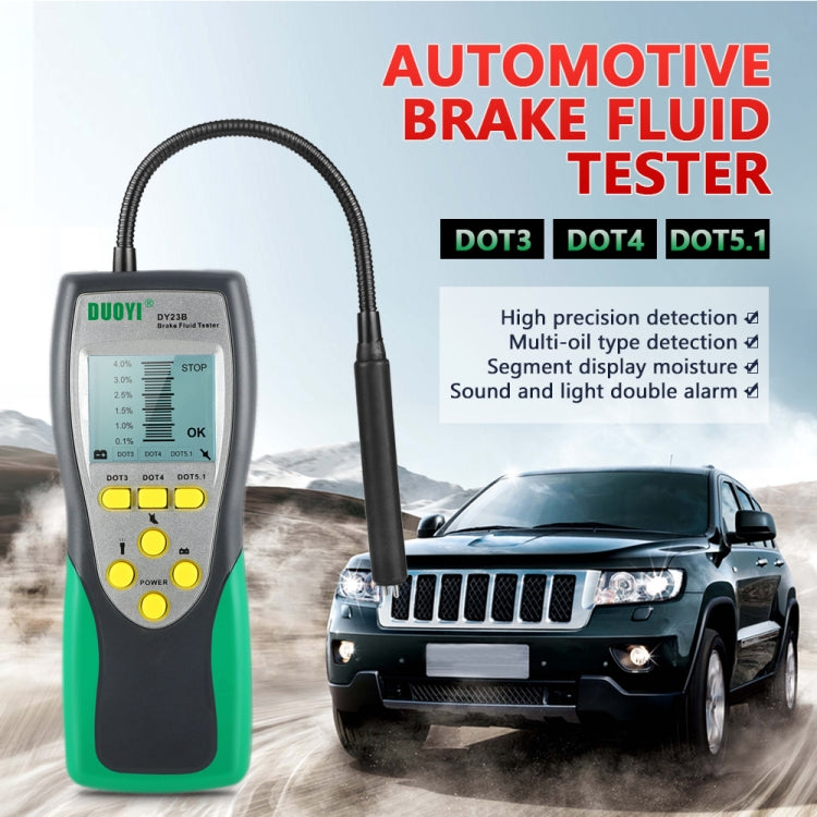 DUOYI DY23B Car Brake Fluid Detection Pen Moisture Tester, DY23B – Durable Build, Easy to Use