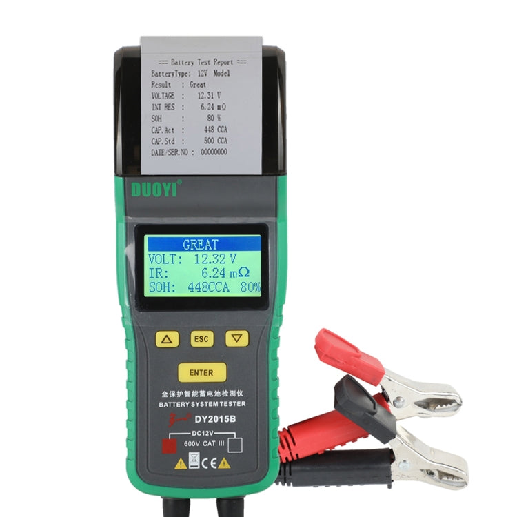 DUOYI DY2015B Car 12V Battery Tester, DY2015B DY2015B