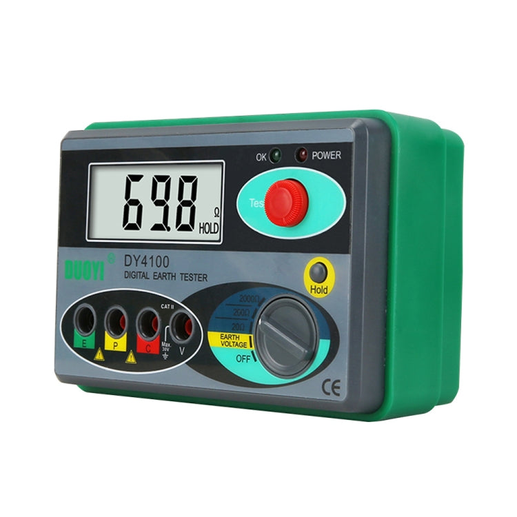 DUOYI DY4100 High-precision Digital Ground Resistance Meter Resistance Tester, DY4100 DY4100