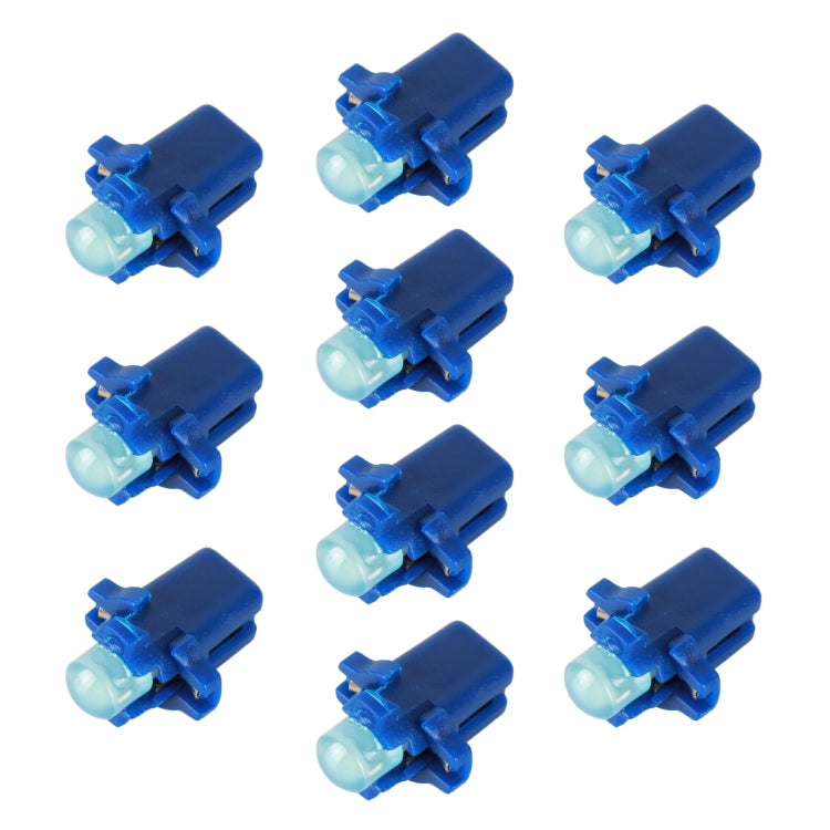 10 PCS B8.3 0.2W DC12V Wedge Instrument Panel COB LED Light Dashboard Gauge Cluster Indicator Lamp Bulb, B8.3 (Blue Light), B8.3 (Green Light), B8.3 (Red Light), B8.3 (White Light), B8.3 (Yellow Light) B8.3 (Blue Light) Blue Light