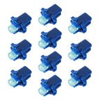 10 PCS B8.3 0.2W DC12V Wedge Instrument Panel COB LED Light Dashboard Gauge Cluster Indicator Lamp Bulb, B8.3 (Blue Light), B8.3 (Green Light), B8.3 (Red Light), B8.3 (White Light), B8.3 (Yellow Light) B8.3 (Blue Light) Blue Light