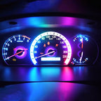 10 PCS B8.4 0.2W DC12V Wedge Instrument Panel COB LED Light Dashboard Gauge Cluster Indicator Lamp Bulb, B8.4 (Pink Light), B8.4 (Green Light), B8.4 (Red Light), B8.4 (White Light), B8.4 (Yellow Light)