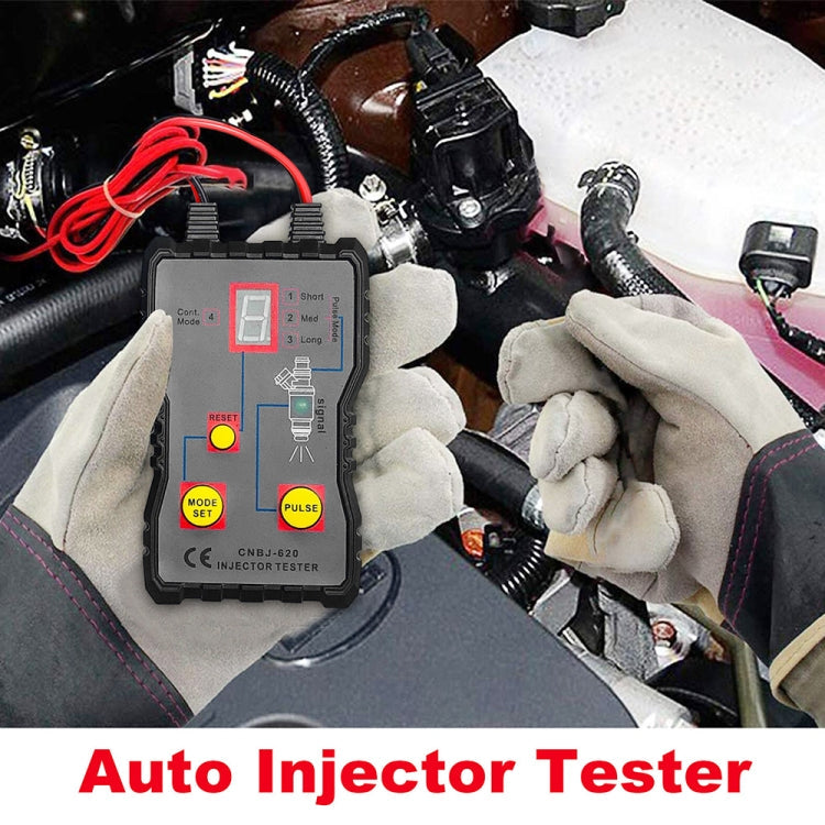 MZ620 Car Fuel Injector Tester 4 Pluse Mode Fuel System Scanning Diagnostic Tool, MZ620 – Durable Build, Easy to Use