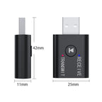 M188 Car Bluetooth Transmitter Receiver with Microphone Support Hands-free Call, M188