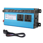 Carmaer 48V to 220V 1200W Double Socket Car Double Digital Display Inverter Household Power Converter, 48V to 220V 1200W 48V to 220V 1200W