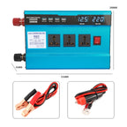 Carmaer 12V to 220V 3000W Intelligent Fan Car Double Digital Display Inverter Household Power Converter, 12V to 220V 3000W – TPU