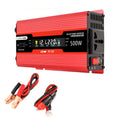 Carmaer US Plug 12V to 110V 500W Car LCD Display Inverter Household Power Converter, US Plug 12V to 110V 500W US Plug 12V to 110V 500W