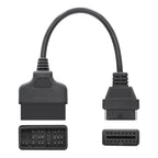 22Pin to 16Pin Car OBD2 Conversion Cable OBDII Diagnostic Adapter Cable for Toyota, OBD2 Conversion Cable
