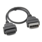 14Pin to 16Pin Car OBD2 Conversion Cable OBDII Diagnostic Adapter Cable for Nissan, 14Pin to 16Pin for Nissan 14Pin to 16Pin for Nissan