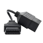 17Pin to 16Pin Car OBD2 Conversion Cable OBDII Diagnostic Adapter Cable for Toyota, For Toyota