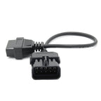 10Pin to 16Pin Car OBD2 Conversion Cable OBDII Diagnostic Adapter Cable for Opel – Durable Build, Easy to Use, For Opel 10Pin