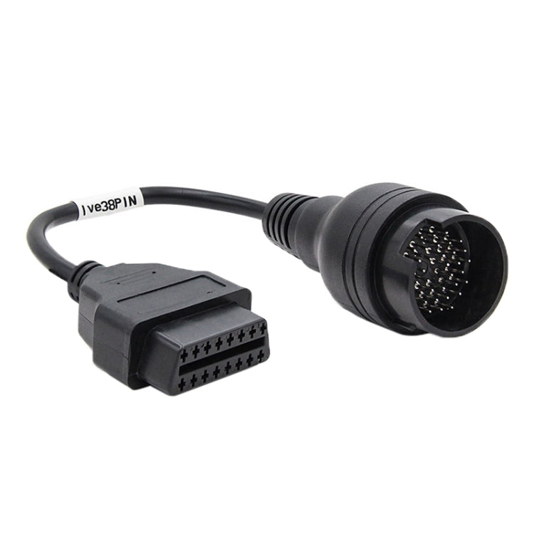 38Pin to 16Pin Truck OBD2 Conversion Cable OBDII Diagnostic Adapter Cable for Iveco, 38Pin to 16Pin for Iveco – Durable Build, Easy to Use 38Pin to 16Pin for Iveco