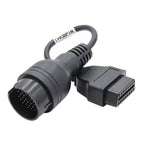 38Pin to 16Pin Truck OBD2 Conversion Cable OBDII Diagnostic Adapter Cable for Iveco, 38Pin to 16Pin for Iveco – Durable Build, Easy to Use